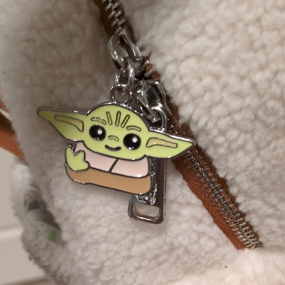 Disney Parks Loungefly Star Wars White and Brown Backpack with Grogu Character - Picture 7 of 13